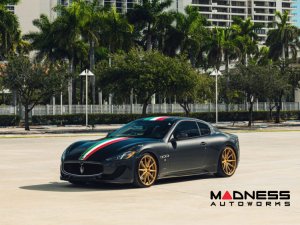 Maserati GranTurismo Custom Wheels - HF-3 by Vossen - Gloss Gold Maserati GranTurismo Custom Wheels - HF-3 by Vossen - Gloss Gold